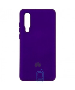 Чохол Silicone Case Full Huawei P30 фіолетовий