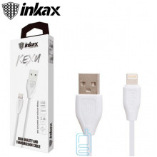 USB кабель inkax CK-21 Apple Lightning 0.2м белый