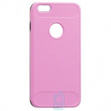 Чохол-накладка Motomo X6 Apple iPhone 6 Plus, 6S Plus рожевий