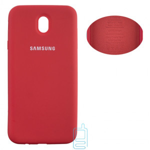 Чехол Silicone Cover Full Samsung J7 2017 J730 красный