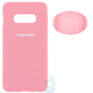 Чехол Silicone Cover Full Samsung S10E G970 розовый