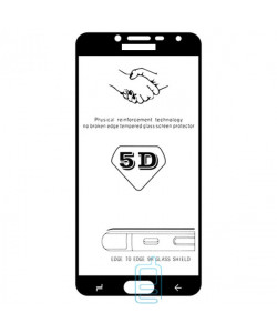 Защитное стекло 5D Samsung J4 2018 J400 black тех.пакет