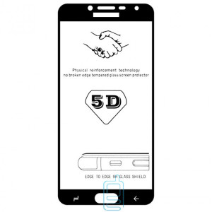 Захисне скло 5D Samsung J4 2018 J400 black тех.пакет