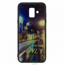 Чехол накладка Glass Case New Samsung A6 2018 A600 дорога