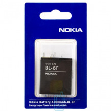 Аккумулятор Nokia BL-6F 1200 mAh N95, N78, N79 AAA класс блистер