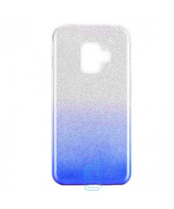 Чохол силіконовий Shine Samsung A6 2018 A600 градієнт синій