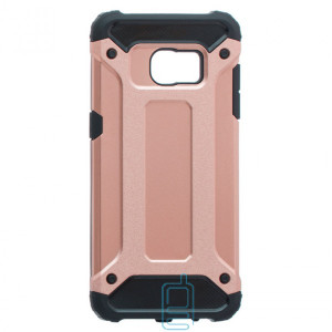 Чохол-накладка Motomo X5 Samsung S7 Edge G935 рожево-золотистий