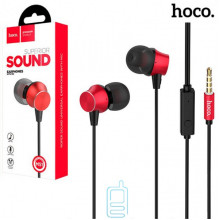Навушники з мікрофоном Hoco M51 чорно-червоні
