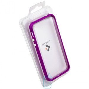 Чохол-бампер Apple iPhone 4 пластик фіолетовий