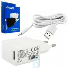 Сетевое зарядное устройство ASUS 2in1 5.2V 1.35A 1USB micro-USB white