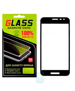 Защитное стекло Full Screen Samsung J2 Core J260 black Glass