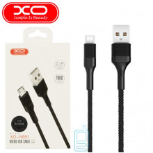 USB Кабель XO NB51 micro USB 1m чорний