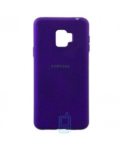 Чохол Silicone Case Full Samsung J2 2018 J250, J2 Pro 2018 фіолетовий