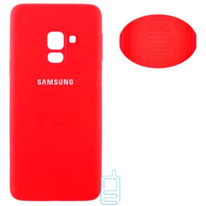 Чехол Silicone Cover Full Samsung J6 2018 J600 красный