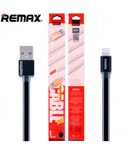 USB кабель Remax Colourful RE-005i Apple Lightning 1m чорний