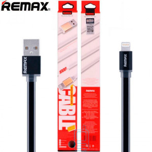 USB кабель Remax Colourful RE-005i Apple Lightning 1m черный