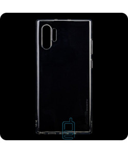 Чехол силиконовый SMTT Samsung Note 10 Plus N975, Note 10 Pro N976 прозрачный
