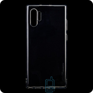 Чехол силиконовый SMTT Samsung Note 10 Plus N975, Note 10 Pro N976 прозрачный