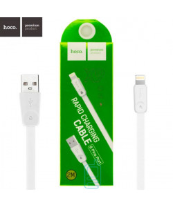 USB кабель Hoco X9 "Rapid" Apple Lightning 2m білий