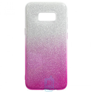 Чехол силиконовый Shine Samsung S8 Plus G955 градиент розовый