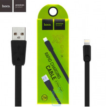 USB кабель Hoco X9 ″Rapid″ Apple Lightning 2m черный