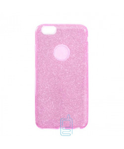 Чехол силиконовый Shine Apple iPhone 6 Plus, 6S Plus розовый