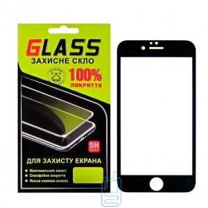 Защитное стекло Full Glue Apple iPhone 6 Plus black Glass