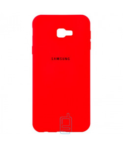 Чехол Silicone Case Full Samsung J4 Plus 2018 J415 красный