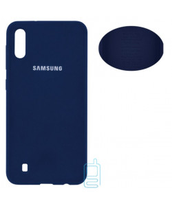 Чехол Silicone Cover Full Samsung A10 2019 A105 синий