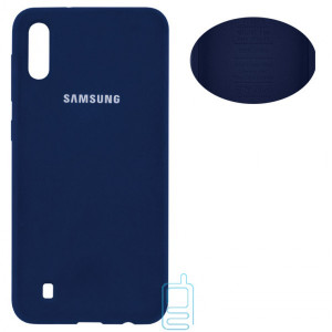 Чехол Silicone Cover Full Samsung A10 2019 A105 синий