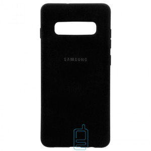 Чохол Silicone Case Full Samsung S10 Plus G975 чорний