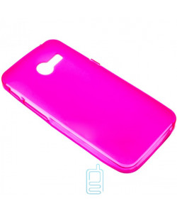 Чехол силиконовый цветной ASUS ZenFone 4 розовый