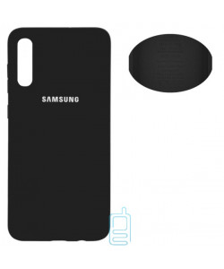 Чехол Silicone Cover Full Samsung A70 2019 A705 черный