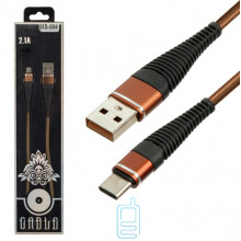 USB Кабель XS-004 Type-C коричневий