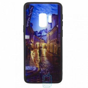 Чехол накладка Glass Case New Samsung S9 G960 переулок