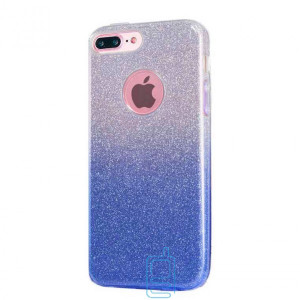 Чохол силіконовий Shine Apple iPhone 7 Plus, iPhone 8 Plus градієнт синій