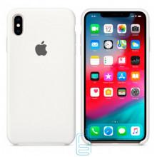 Чохол Silicone Case Apple iPhone XS Max білий 09