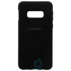 Чохол Silicone Case Full Samsung S10E G970 чорний