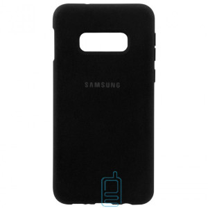 Чехол Silicone Case Full Samsung S10E G970 черный