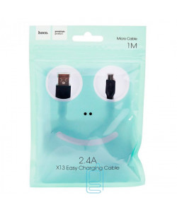 USB кабель HOCO X13 "Easy Charge" micro USB 1m чорний