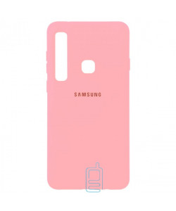Чехол Silicone Case Full Samsung A9 2018 A920 розовый