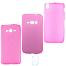 Чехол силиконовый цветной Samsung Grand 2 G7102, G7105, G7106 розовый