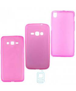 Чохол силіконовий кольоровий LG G3 Mini рожевий