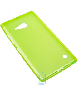 Чохол силіконовий кольоровий Nokia Lumia 730 зелений