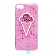 Чохол силіконовий Ice cream Apple iPhone 7, 8 рожевий