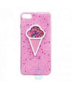 Чохол силіконовий Ice cream Apple iPhone 7, 8 рожевий