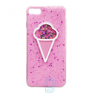 Чехол силиконовый Ice cream Apple iPhone 7, 8 розовый