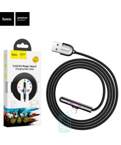 USB кабель Hoco U65 "Colorful Magic" Apple Lightning 1.2m чорний