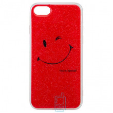 Чохол силіконовий Glue Case Smile shine iPhone 7, 8 червоний