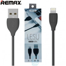 USB кабель Remax Lesu RC-050i lightning 1m черный